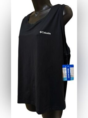 Columbia Black Omni Freeze Zero Sleeveless Performance Tank Top⭐️NWT⭐️